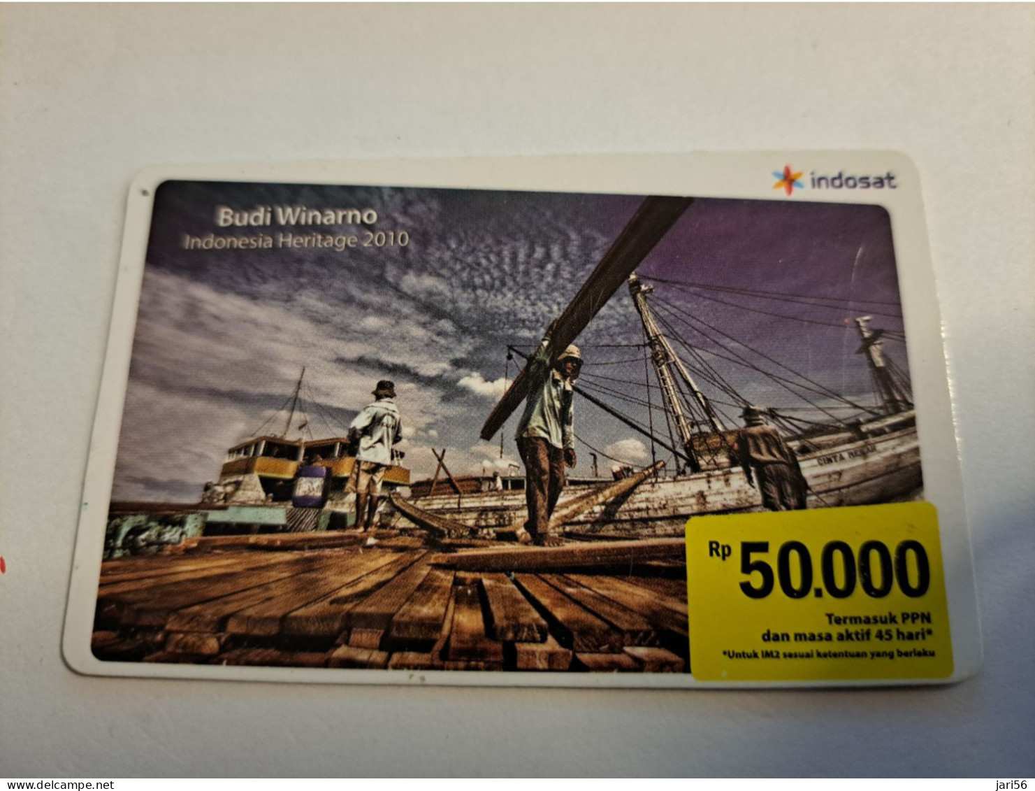 INDONESIA / PREPAID/   RP 50.000 /  INDONESIA HERITAGE          Fine Used Card  **16082** - Indonésie