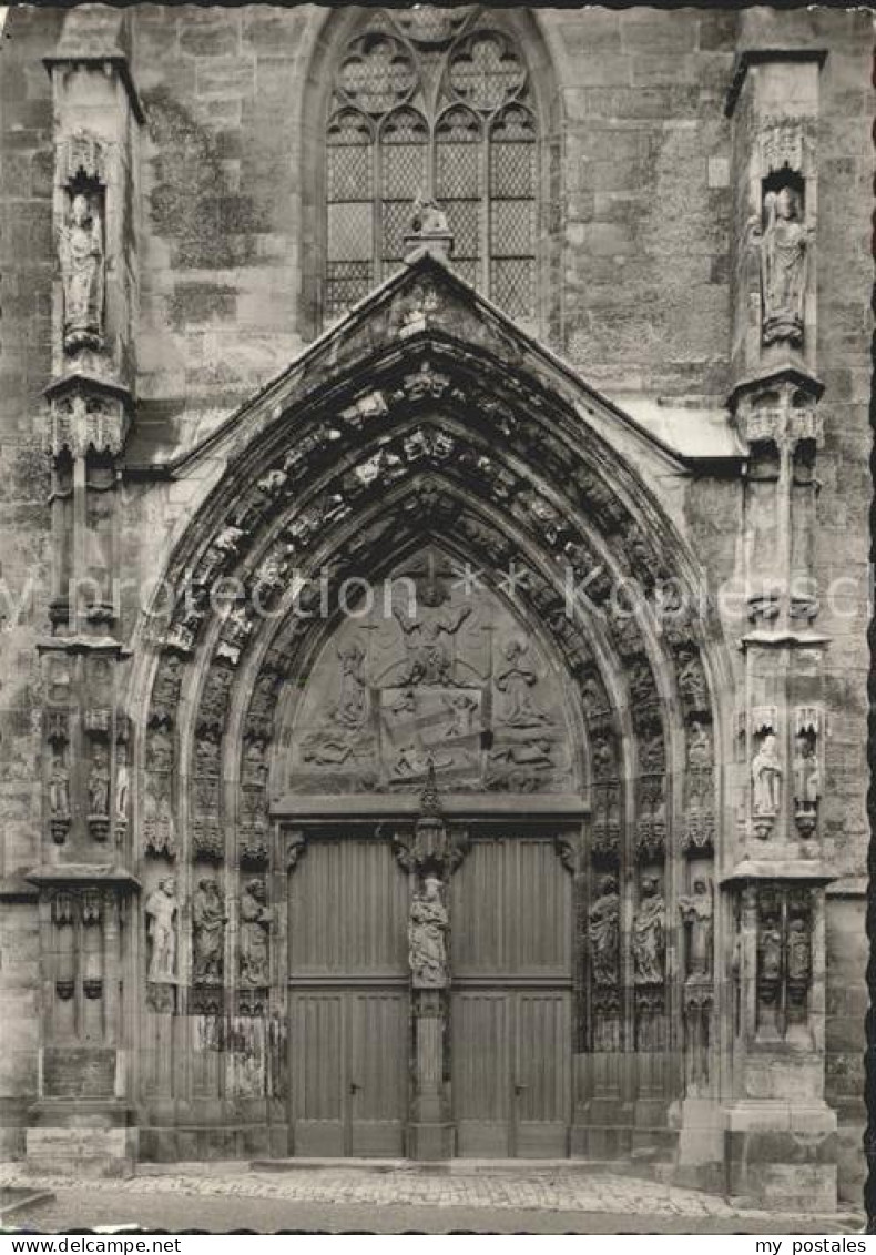 42129576 Korbach Portal Kilianskirche  Korbach - Korbach