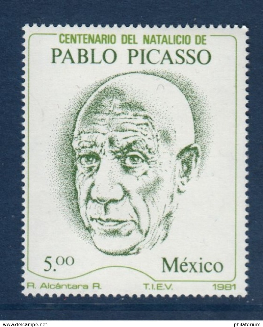 Mexique, Mexico, **, Yv 942, Mi 1764, Pablo Picasso, - Picasso