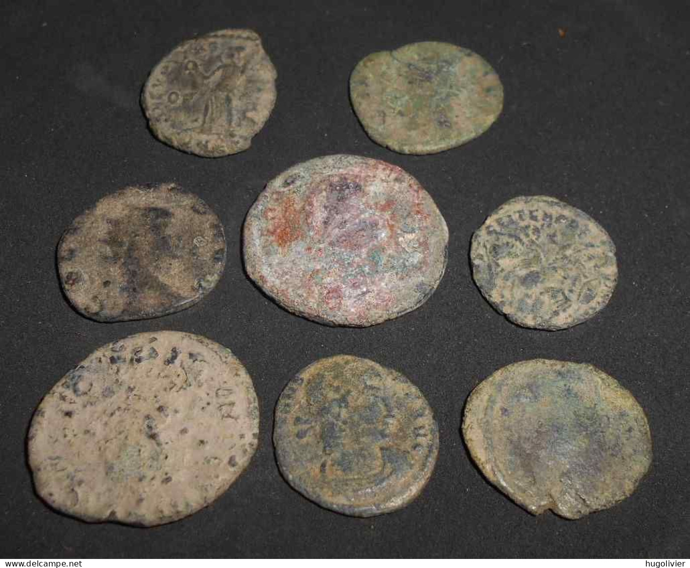 Lot 8 Monnaies Anciennes à Nettoyer Et Identifier (romaines?) Total 20,1 Gr - Autres & Non Classés