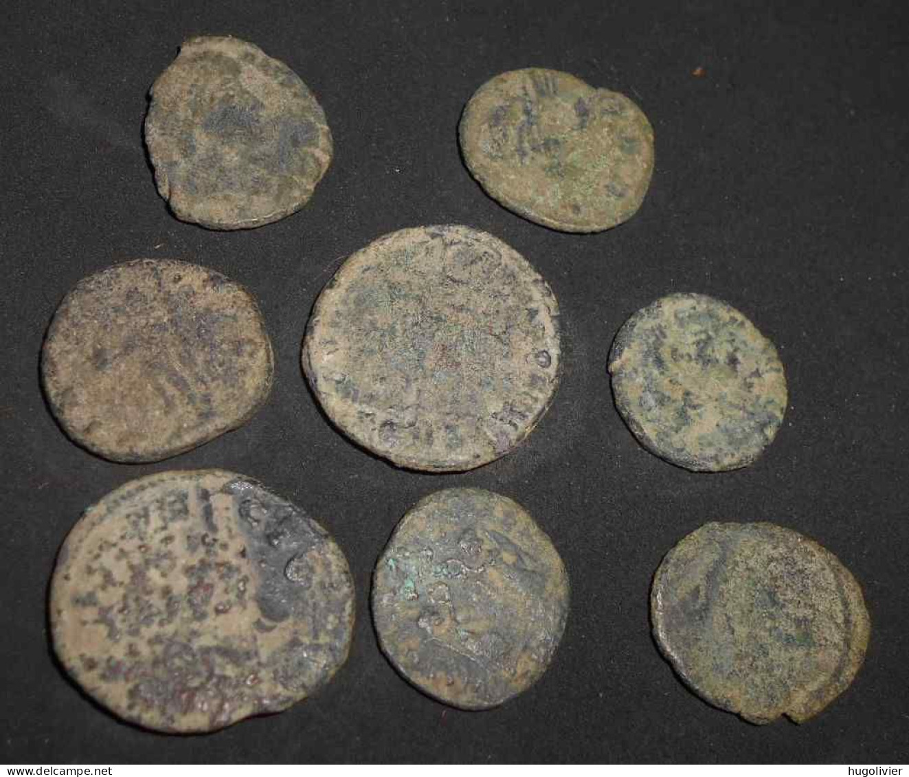 Lot 8 Monnaies Anciennes à Nettoyer Et Identifier (romaines?) Total 20,1 Gr - Otros & Sin Clasificación