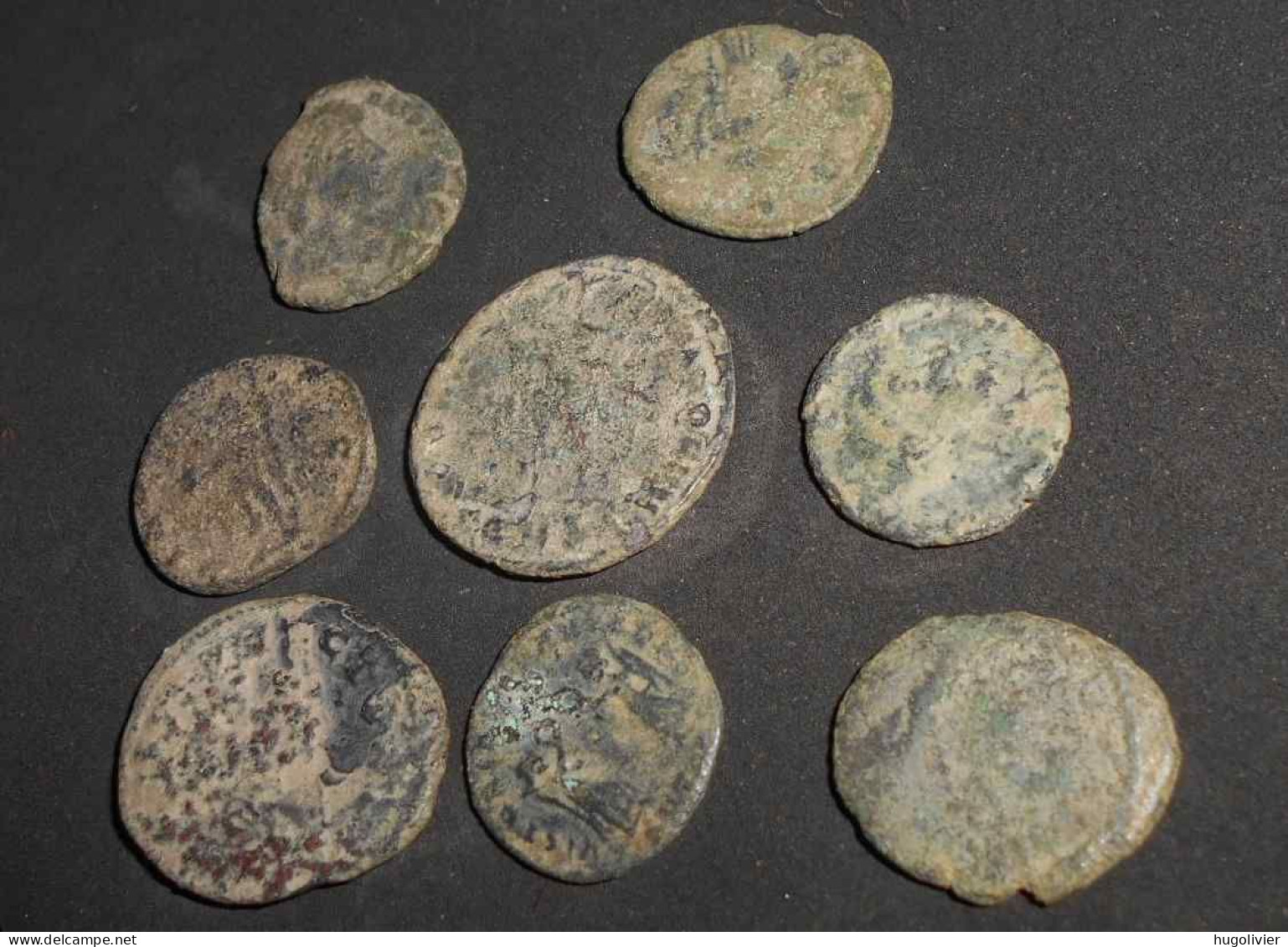 Lot 8 Monnaies Anciennes à Nettoyer Et Identifier (romaines?) Total 20,1 Gr - Autres & Non Classés