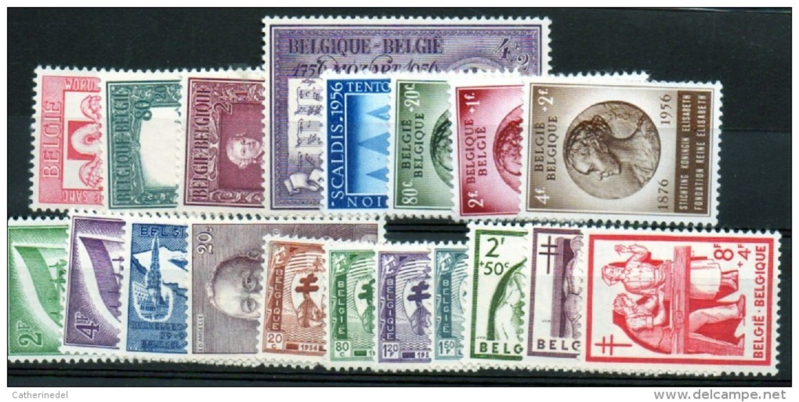 Année 1956 ** (sans Les 1005-1007) - Jahressätze