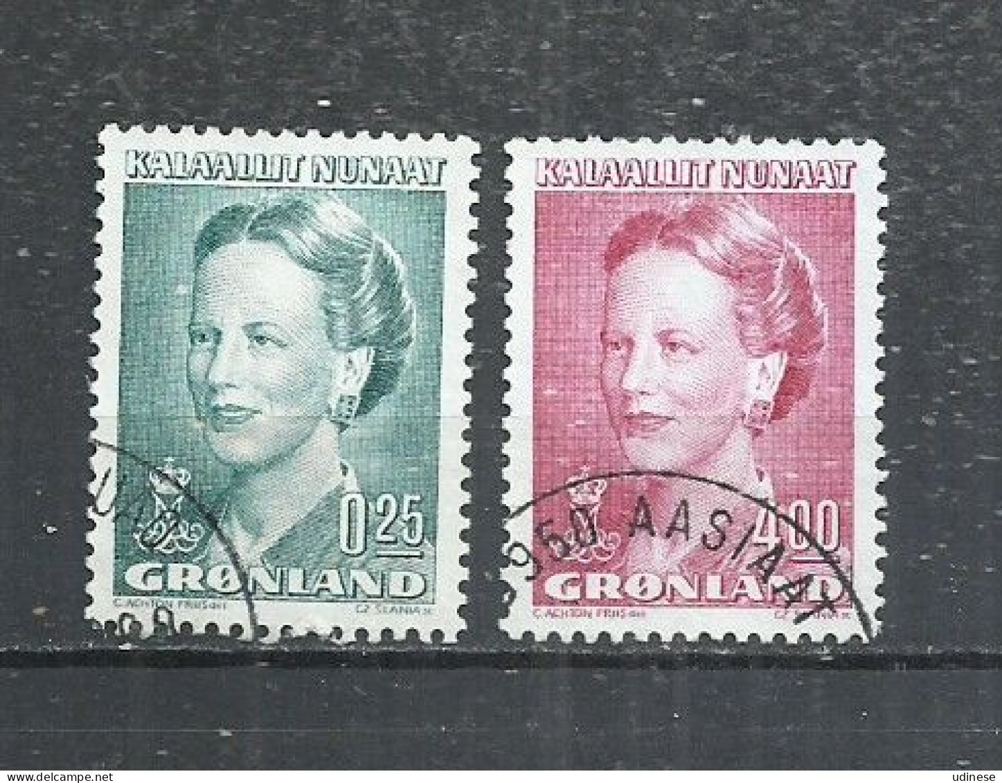 GREENLAND 1990 - QUEEN MARGRETHE II - USED OBLITERE GESTEMPELT USADO - N. 1 ISSUED - Gebraucht