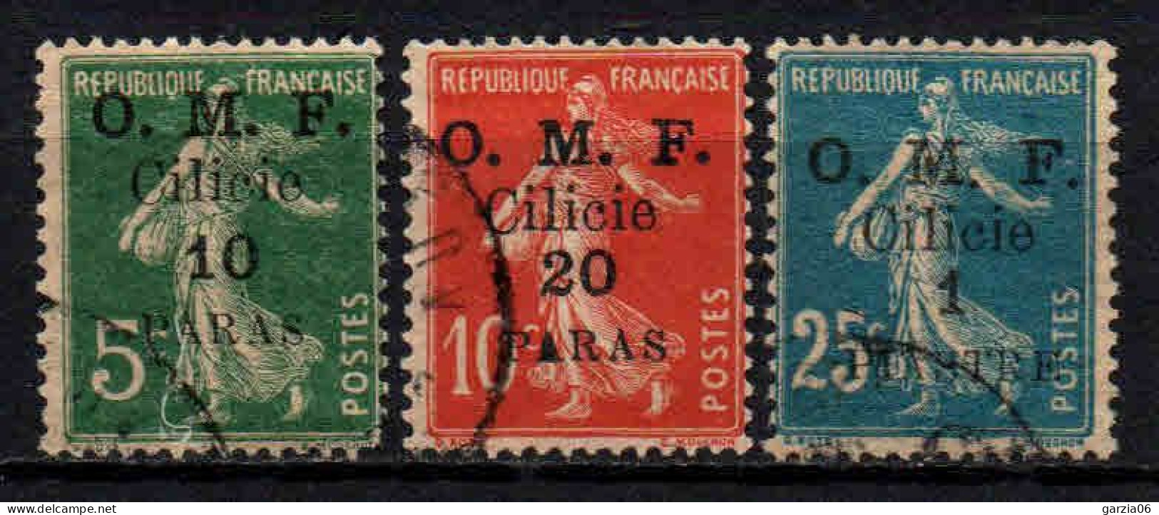 Cilicie  - 1920 - N° 90 à 92  - Oblit - Used - Used Stamps