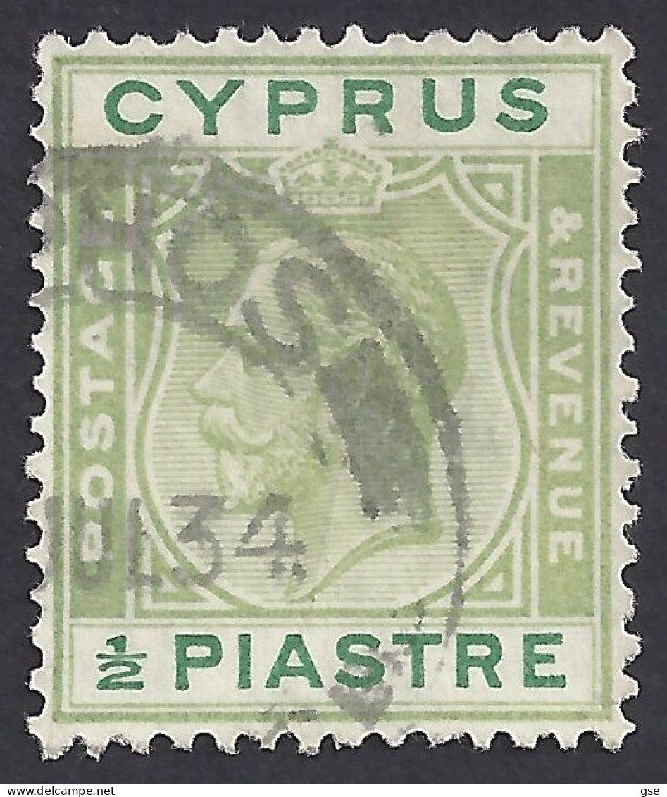 CIPRO 1924-8 - Yvert 86° - Giorgio V | - Cyprus (...-1960)