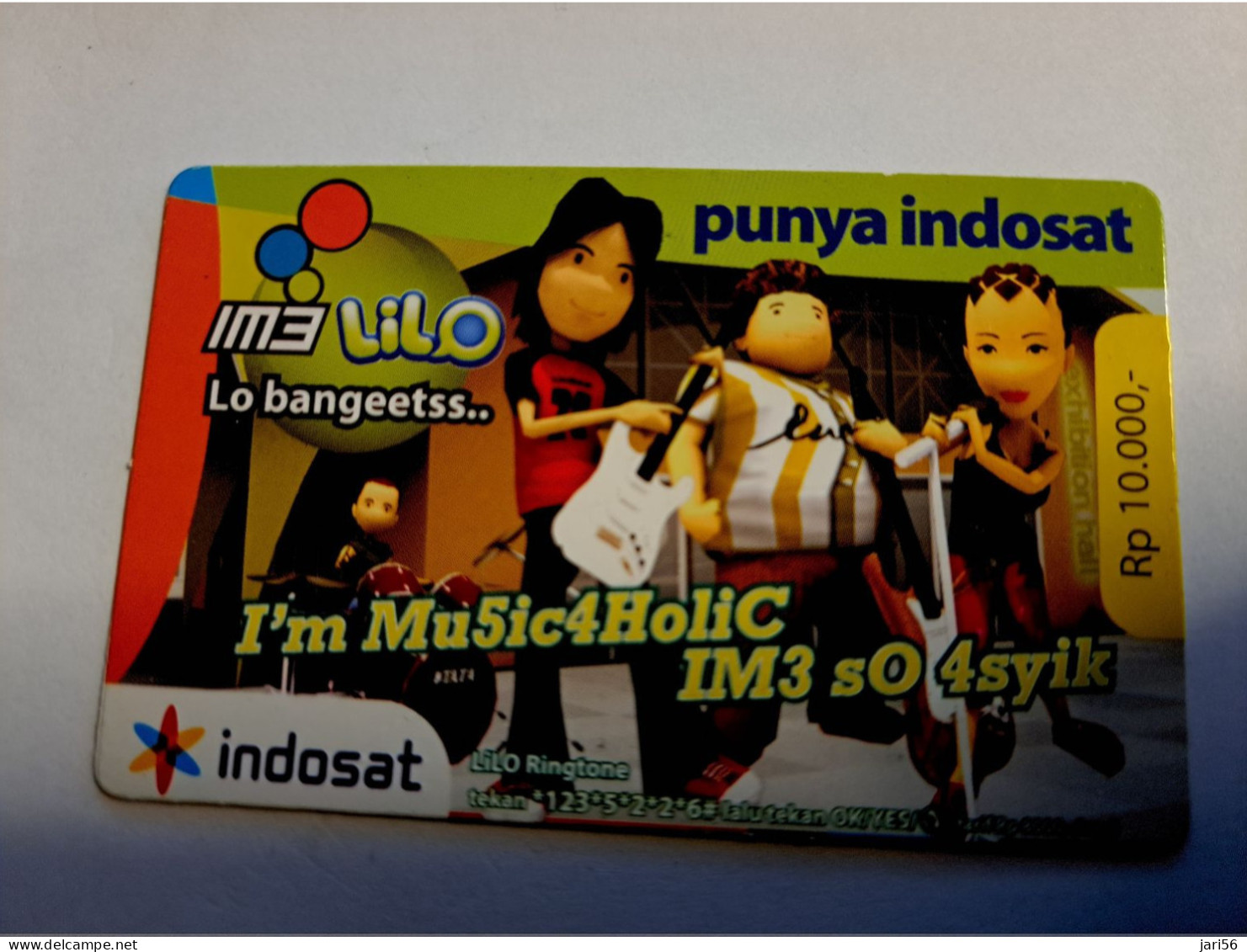 INDONESIA / PREPAID/   RP 10.000 /PUNYA INDOSAT          Fine Used Card  **16095** - Indonesien