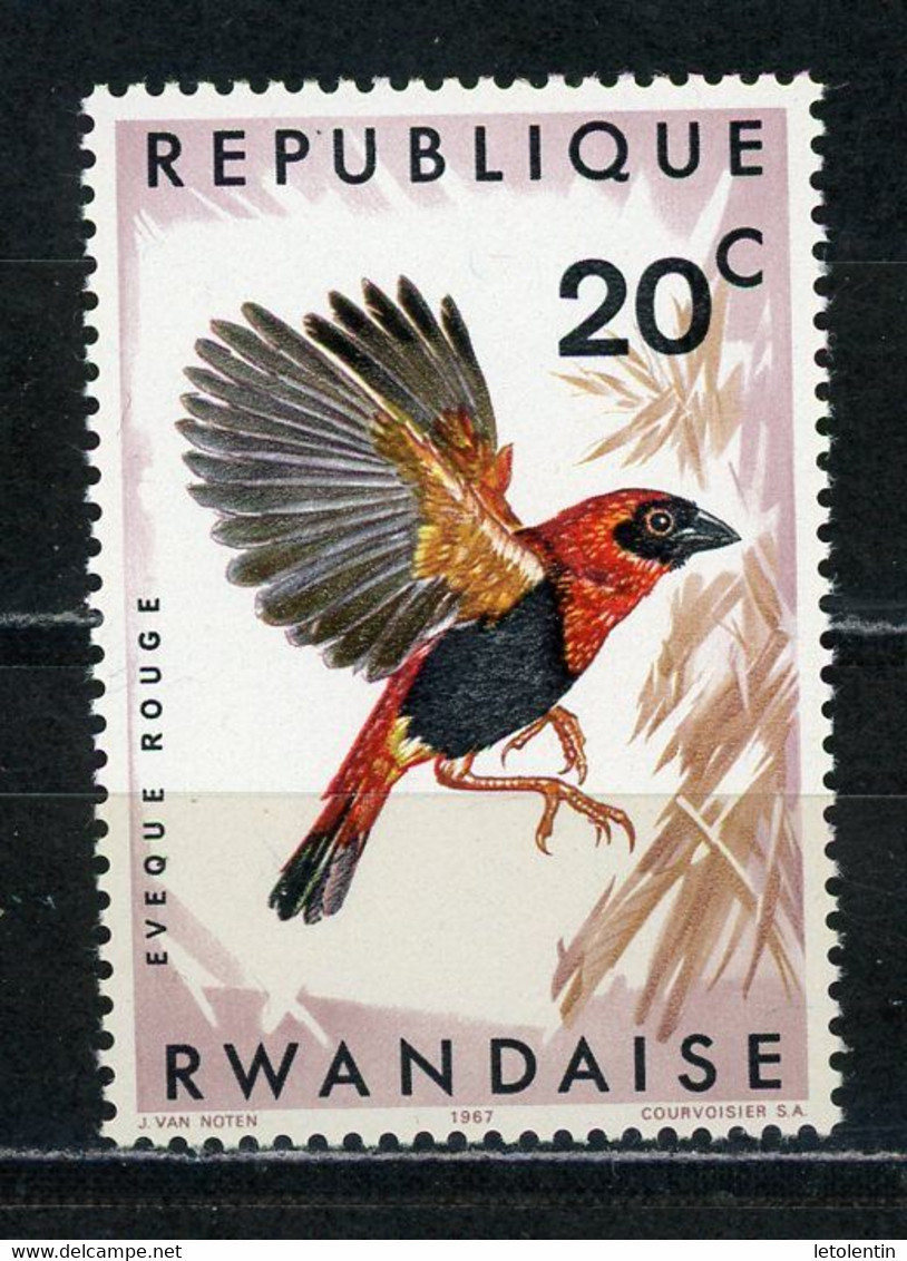 RWANDA : OISEAU -  N° Yvert 233** - Nuevos