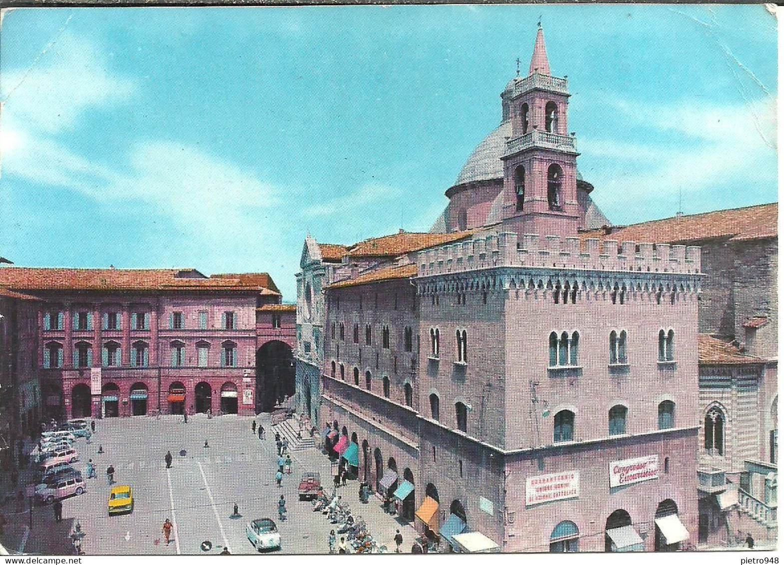 Foligno (Perugia) Piazza Della Repubblica, Repubblica Square, Place De La Republique - Foligno