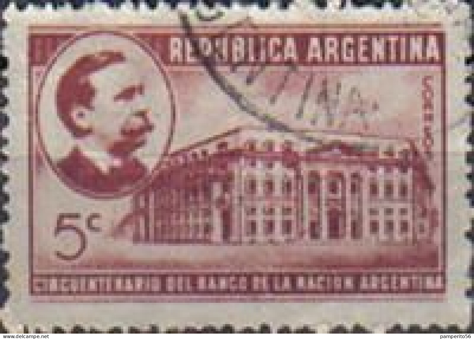 ARGENTINA - AÑO 1940 - 50º Aniversario Del Banco Nacional. - Usadas - Used Stamps