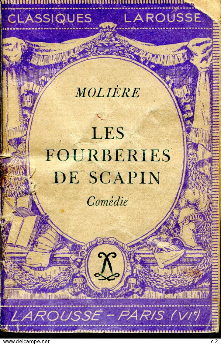 Classiques Larousse - LES FOURBERIES DE SCAPIN De Molière - Französische Autoren