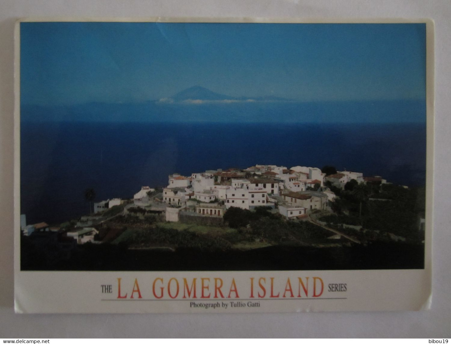 LA GOMERA ISLAND AULO VISTA DEL TEIDE CARTE GRAND FORMAT - Gomera