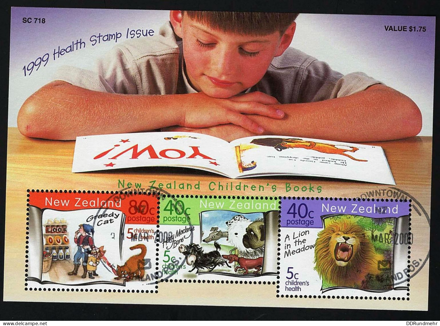 1999 Health  Michel NZ BL91 Stamp Number NZ B165 Yvert Et Tellier NZ BF131 Stanley Gibbons NZ MS2274 Used - Blocks & Kleinbögen