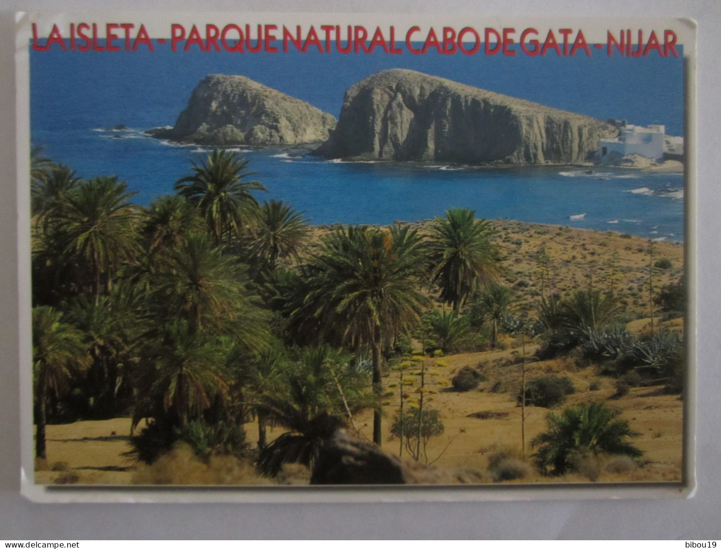 LA ISLETA PARQUE NATURAL CABO DE GATA NIJAR CARTE GRAND FORMAT - Almería