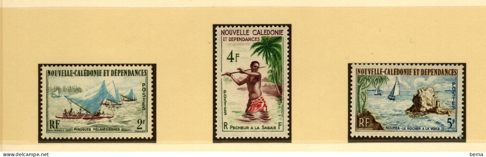 NOUVELLE CALEDONIE N°291/306 --  ANNEES 1959-1962  LUXE NEUF SANS CHARNIERE - Années Complètes