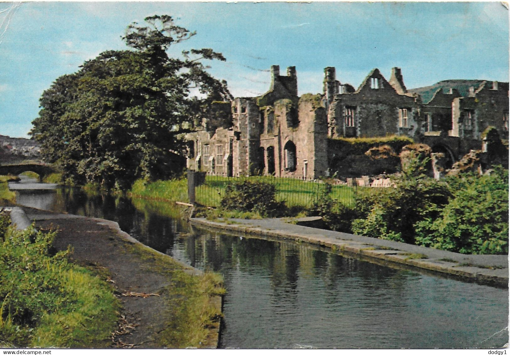 THE ABBEY, NEATH, GLAMORGAN, WALES. Circa 1968 USED POSTCARD   Fq8 - Glamorgan