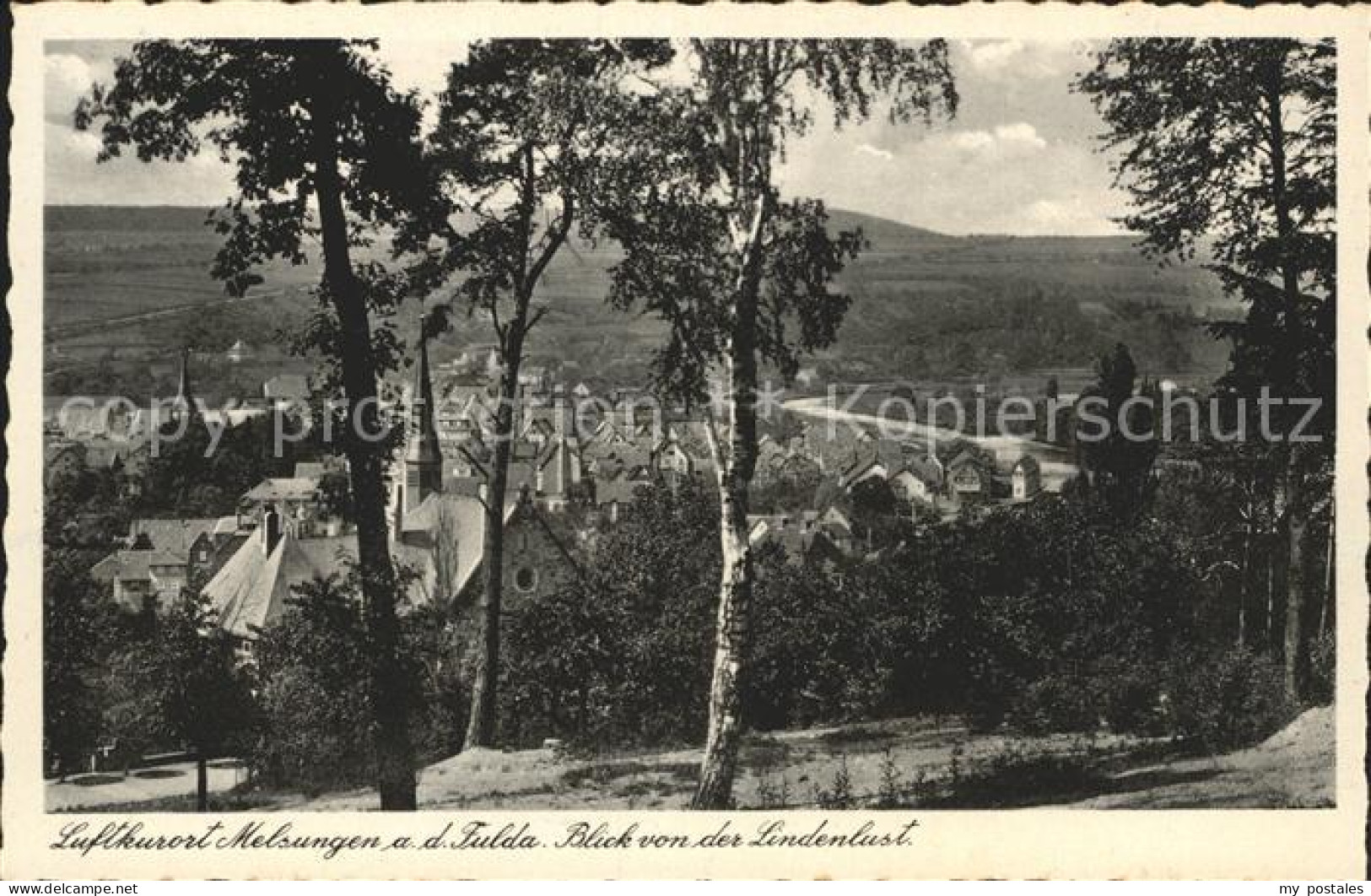 42127196 Melsungen Fulda Blick Von Der Lindenlust Adelshausen - Melsungen