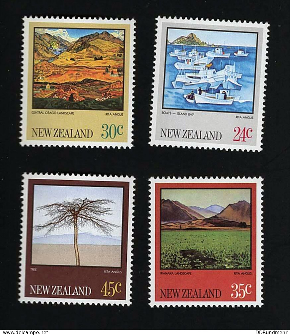 1983 Paintings Michel NZ 870 - 873 Stamp Number NZ 780 - 783 Yvert Et Tellier NZ 840 - 843 Xx MNH - Ungebraucht