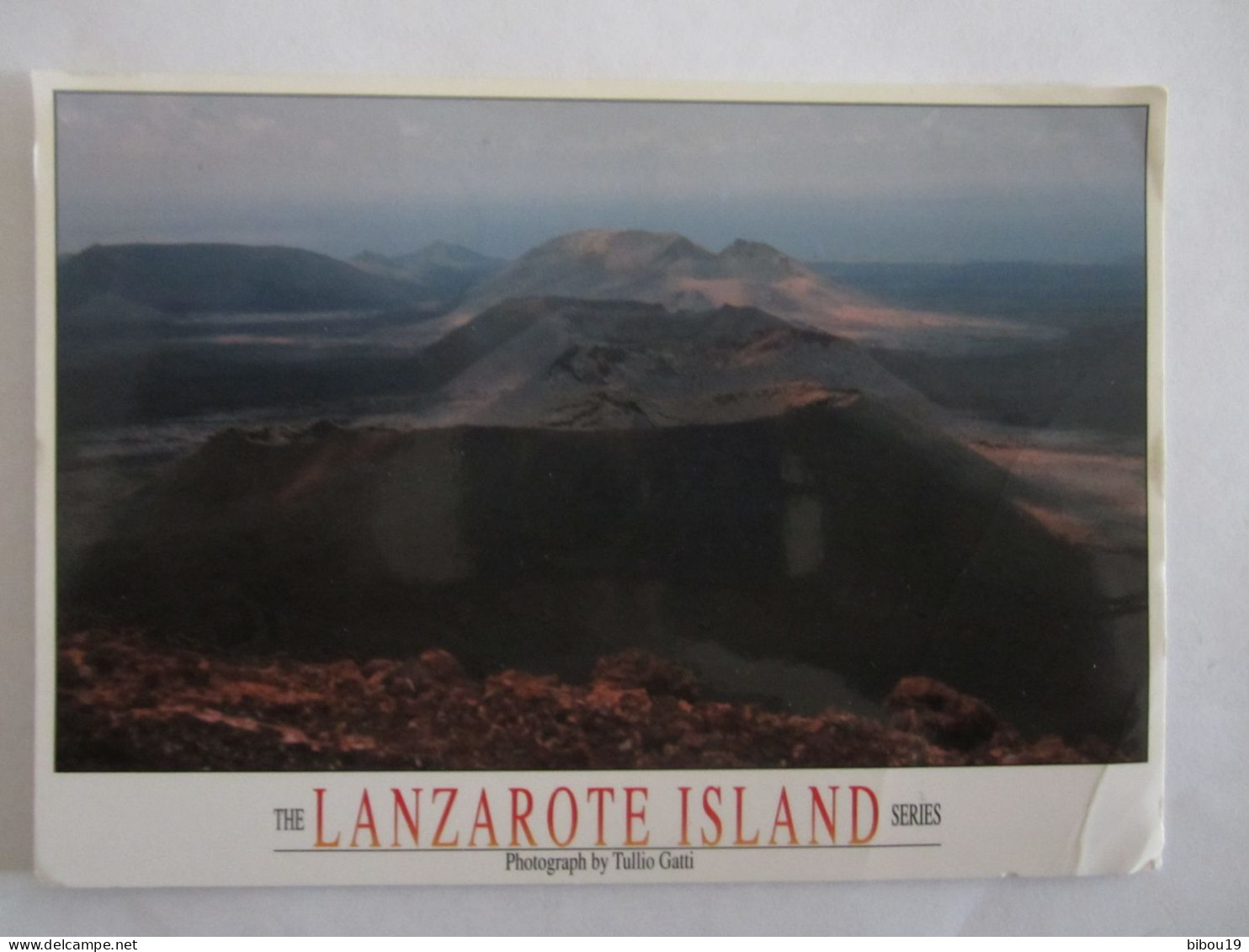 LANZAROTE ISLAND PARQUE NACIONAL RUTA DE LOS VOLCANES CARTE GRAND FORMAT - Lanzarote