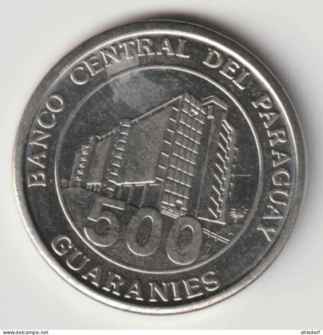 PARAGUAY 2019: 500 Guaranies, KM 195a - Paraguay