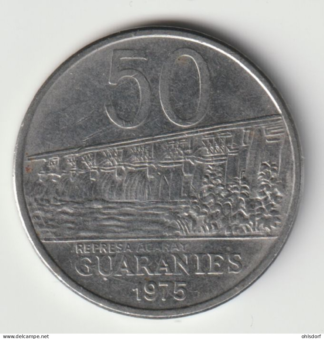 PARAGUAY 1975: 50 Guaranies, KM 154 - Paraguay