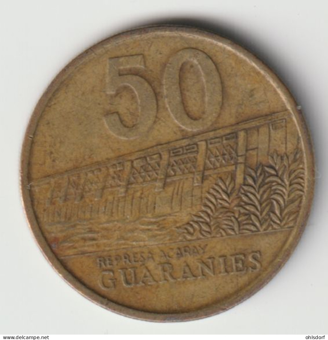 PARAGUAY 1995: 50 Guaranies, KM 191a - Paraguay