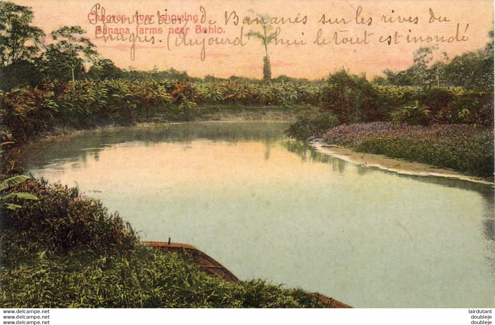 PANAMA   Chagres River Showing Banana Farms Near BOHIO - Panama