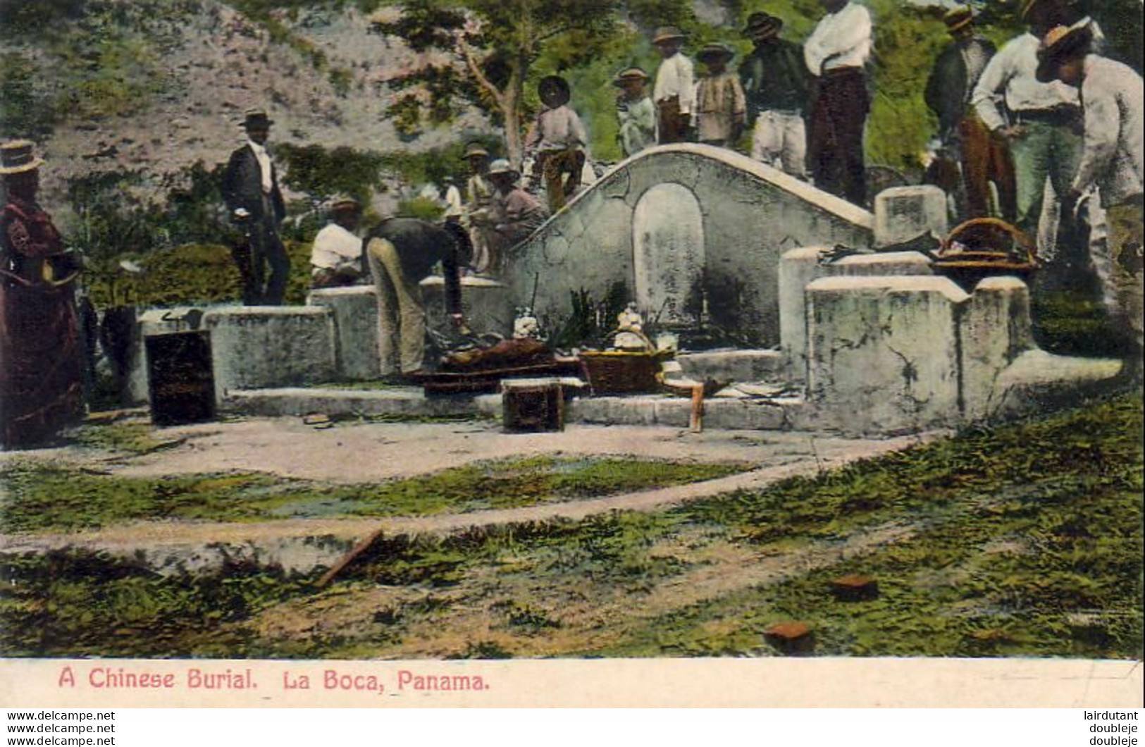 PANAMA   A Chinese Burial  .....  Carte Peu Courante - Panama
