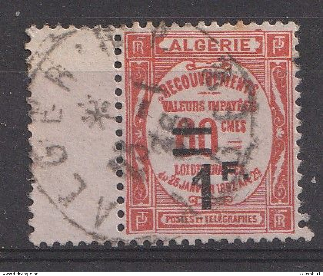 ALGERIE YT TAXE 23 Oblitéré ALGER - Timbres-taxe