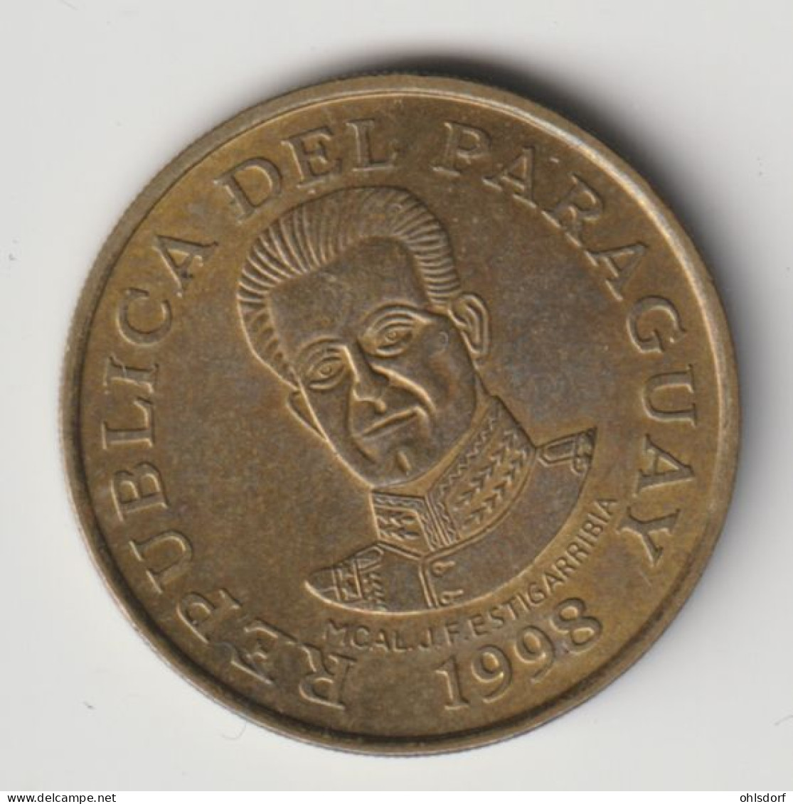 PARAGUAY 1998: 50 Guaranies, KM 191a - Paraguay