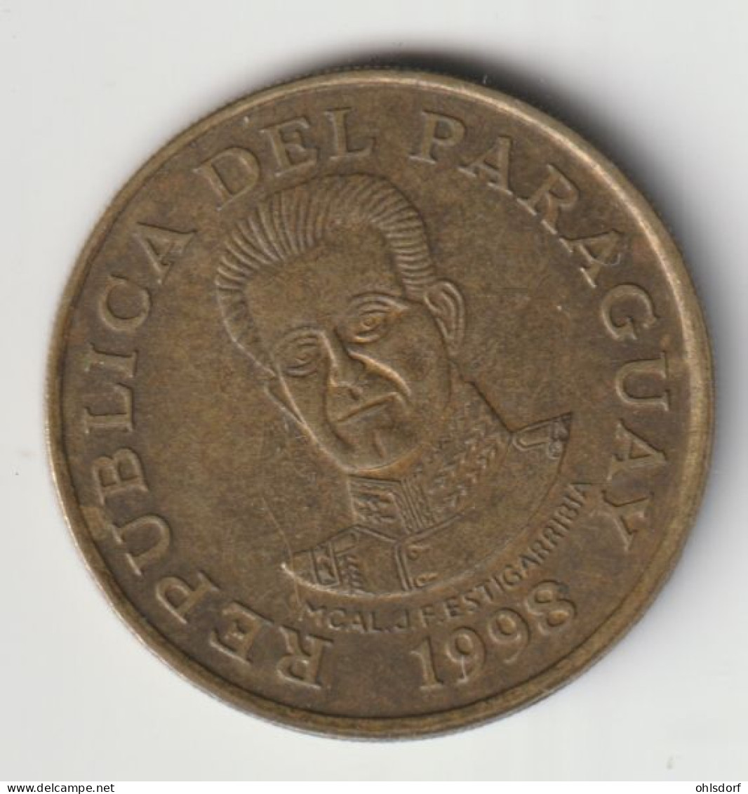 PARAGUAY 1998: 50 Guaranies, KM 191a - Paraguay