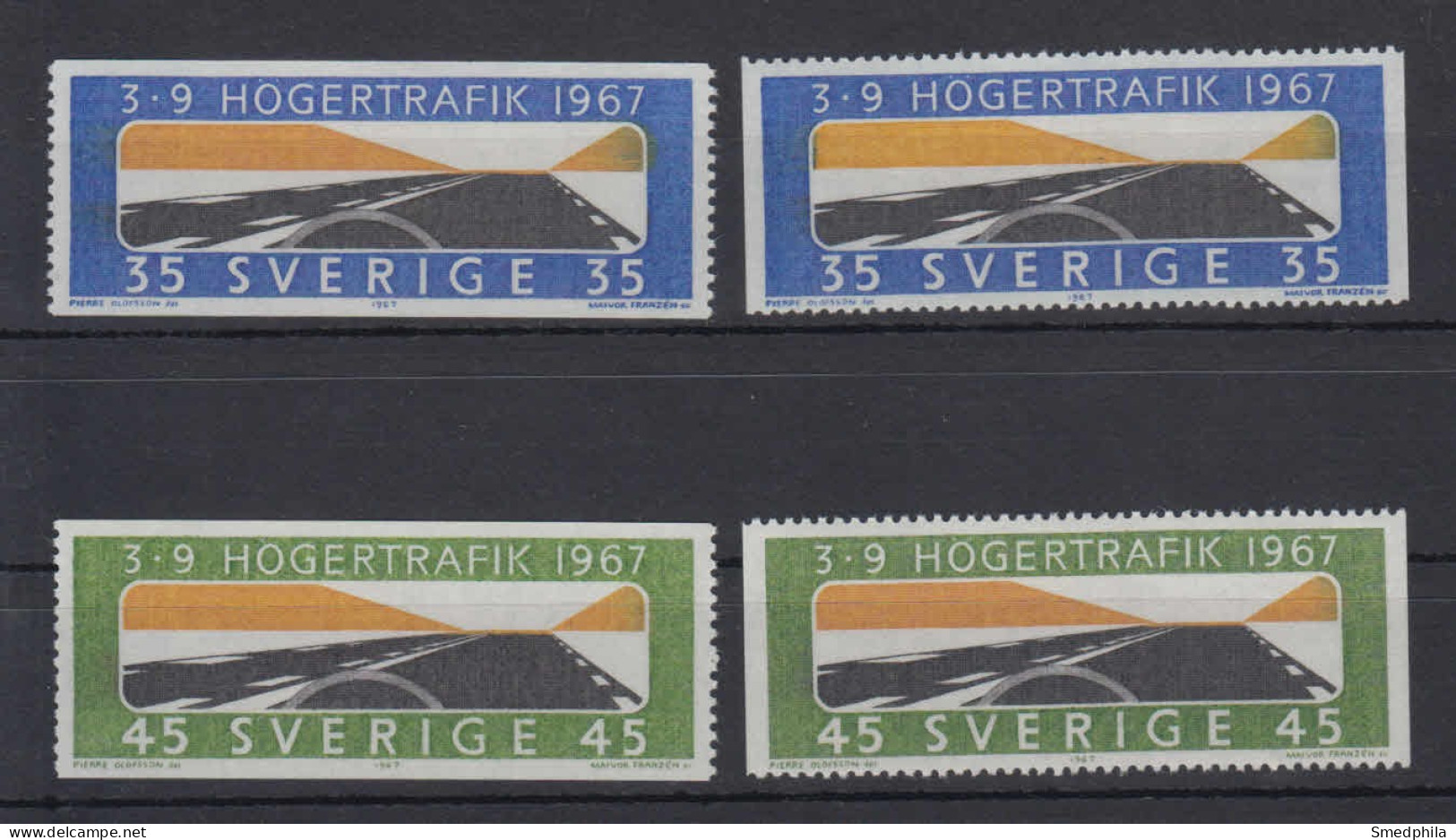 Sweden 1967 - Michel 588-589 MNH ** - Neufs