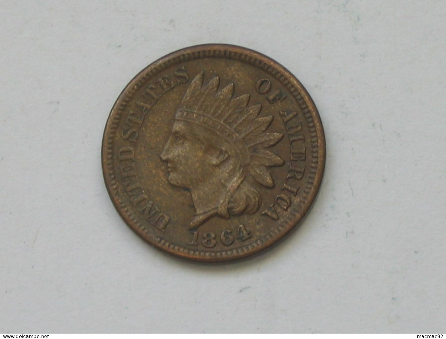 États-Unis - USA 1 Cent 1864  Indian Head    **** EN ACHAT IMMEDIAT  **** - 1859-1909: Indian Head