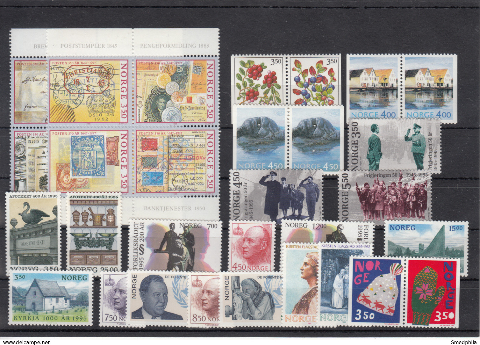 Norway 1995 - Full Year MNH ** - Años Completos