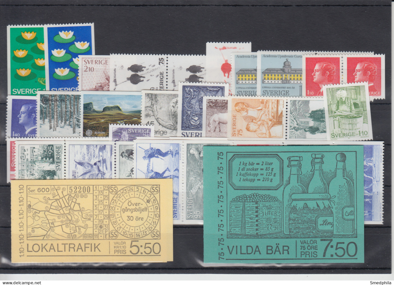 Sweden 1977 - Full Year MNH ** - Annate Complete