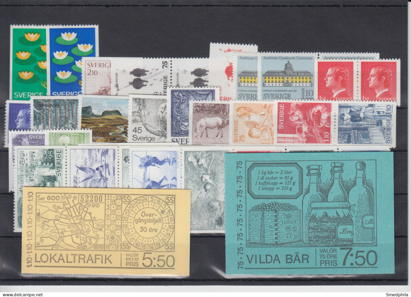 Sweden 1977 - Full Year MNH ** - Komplette Jahrgänge