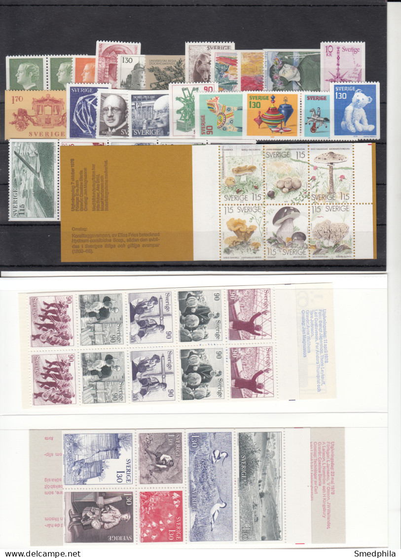 Sweden 1978 - Full Year MNH ** - Volledig Jaar