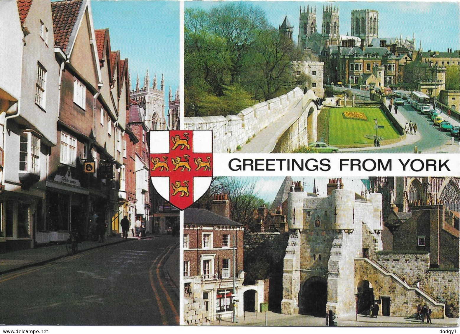 SCENES FROM YORK, YORKSHIRE, ENGLAND. USED POSTCARD   Wt3 - York