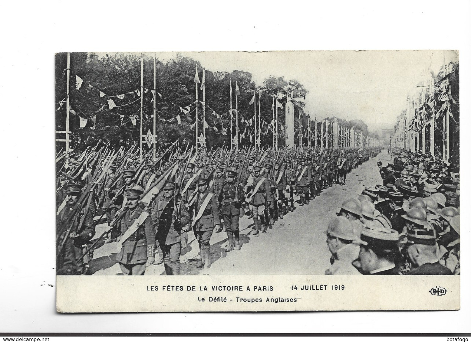 CPA FETES DE LA VICTOIRE A PARIS  14JUILLET 1919! TROUPES ANGLAISES - Collezioni E Lotti