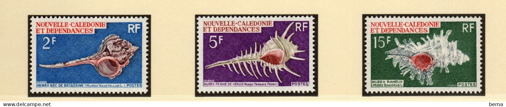 NOUVELLE CALEDONIE N°345/363--  ANNEES 1968-1969  LUXE NEUF SANS CHARNIERE