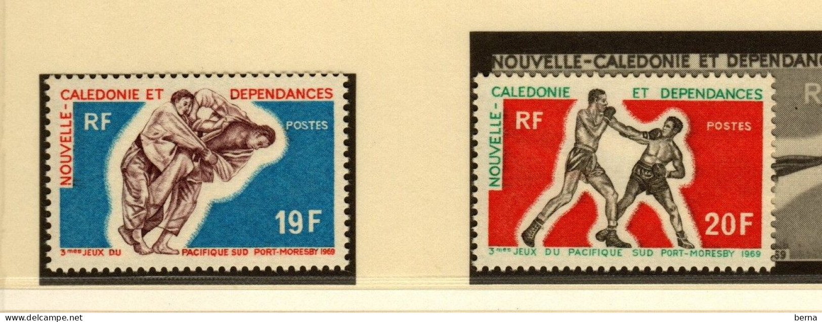 NOUVELLE CALEDONIE N°345/363--  ANNEES 1968-1969  LUXE NEUF SANS CHARNIERE