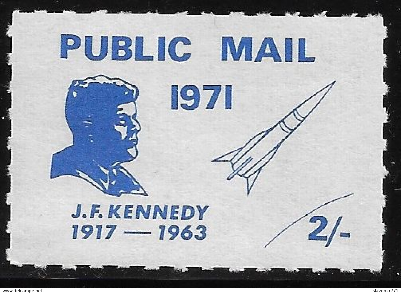 1971 Great Britain British Postal Strike 1971  ** MNH ** Public Mail JF Kennedy 1917-1963 - Local Issues