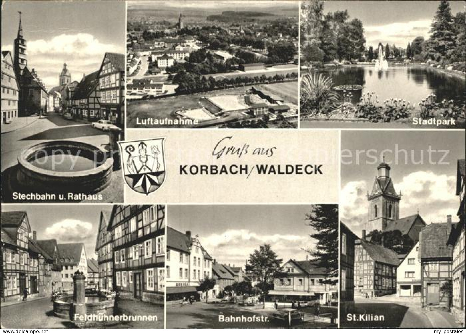 42123188 Korbach Sankt Kilian Stadtpark Bahnhofstrasse Korbach - Korbach