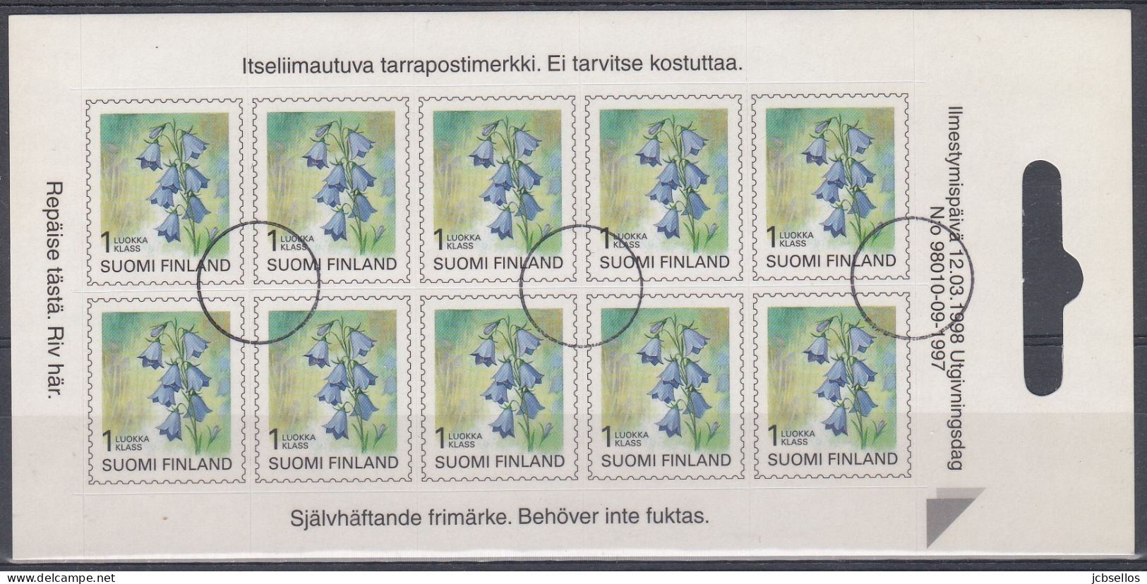FINLANDIA 1998 Nº C-1396 USADO - Oblitérés