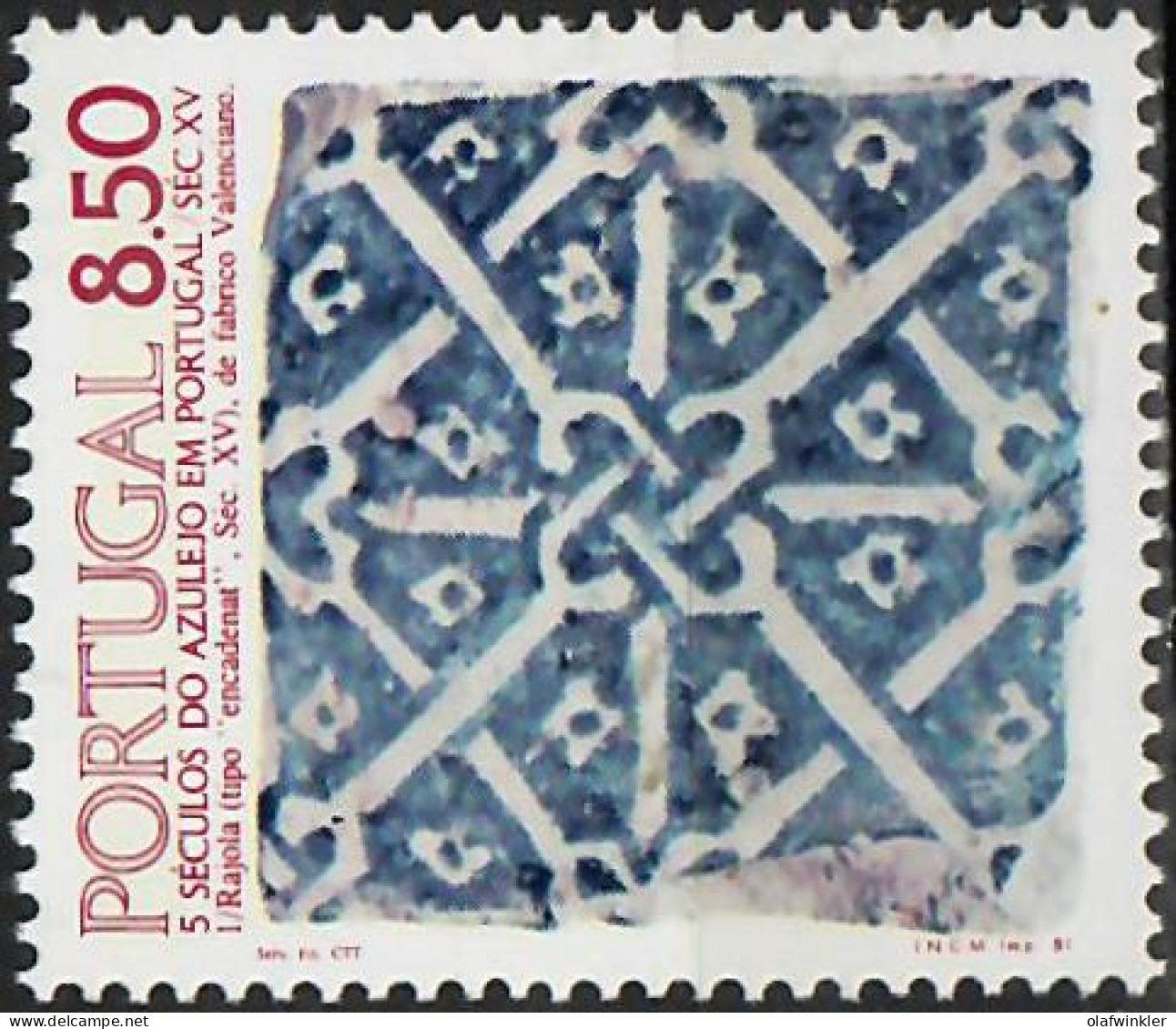 1981 Azulejo Em Portugal (I) AF 1516 / Sc 1494 / YT 1506 / Mi 1528 Novo / MNH / Neuf / Postfrisch [zro] - Neufs