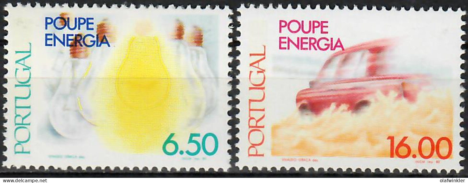 1980 Poupança De Energia AF 1496-7 / Sc 1480-1 / YT 1486-7 / Mi 1508-9 Novo / MNH / Neuf / Postfrisch [zro] - Neufs