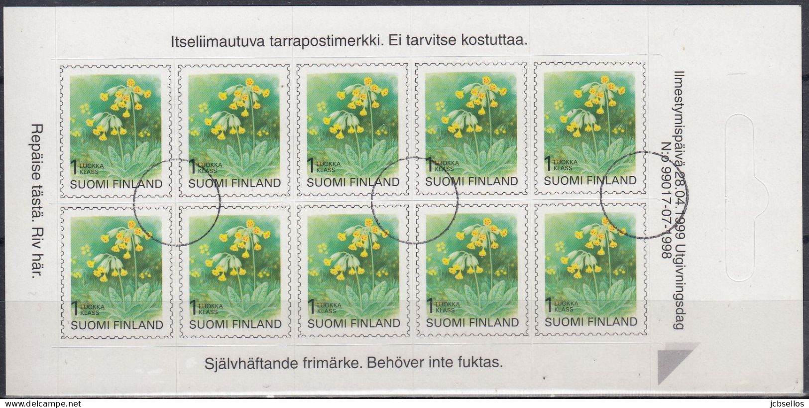 FINLANDIA 1999 Nº C-1448 USADO - Oblitérés