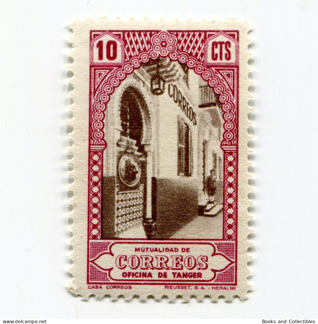 [FBL ● A-01] SPANISH TANGIER - 1946 - Beneficent Stamps - 10 Cts - Edifil ES-TNG BE23 - Wohlfahrtsmarken