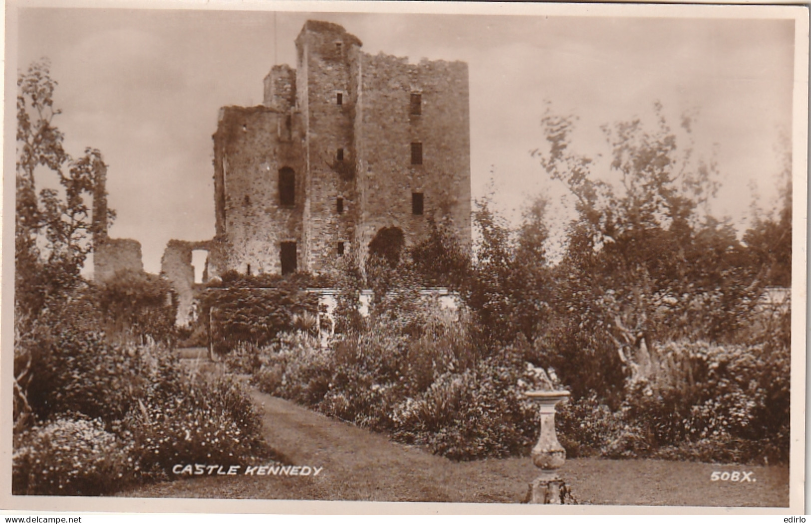 ***   ECOSSE ***  The  Castle Kennedy   STRANRAER - Unused TTBE  - Dumfriesshire