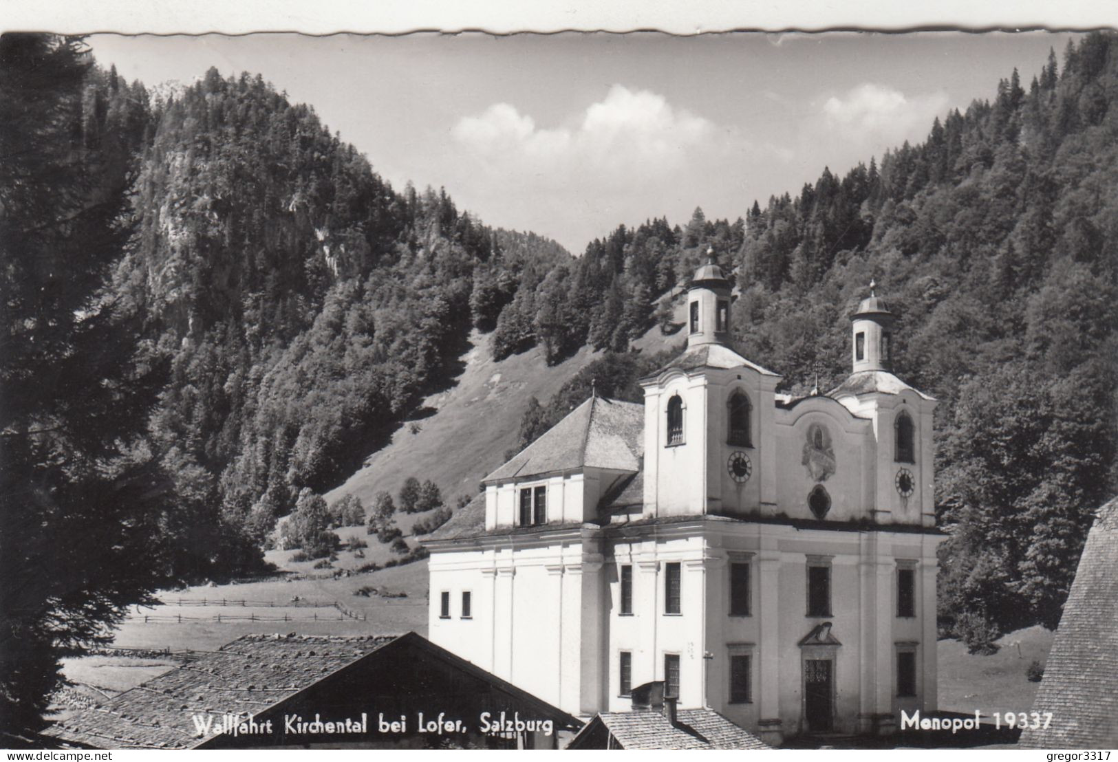 E1464) Wallfahrt KIRCHENTAL Bei LOFER - Salzburg - Schöne Alte S/W FOTO AK - Lofer